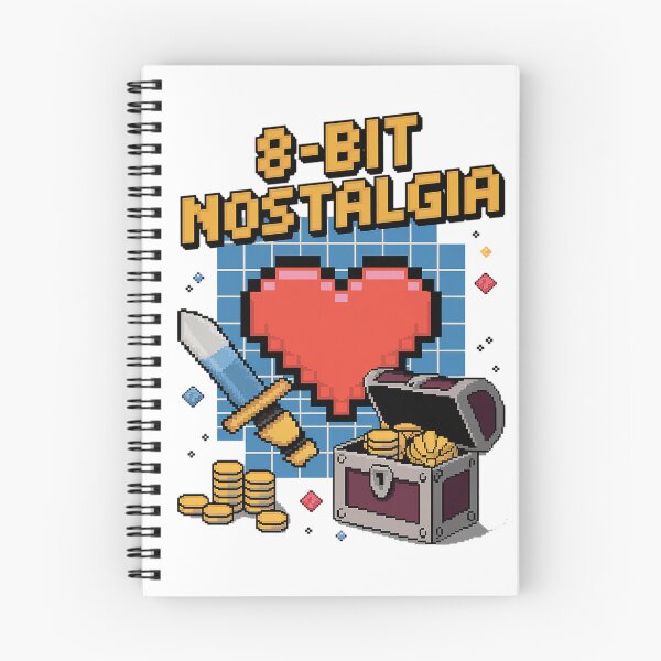 Artikelvorschau, 8-Bit Nostalgie Retro Pixel Art Gamer Schatz Herz Schwert Design entworfen und verkauft von pixelpopplanet.