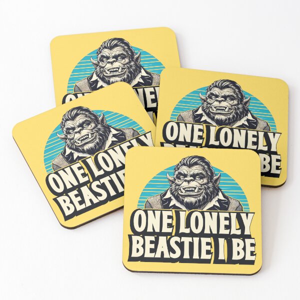 Item preview, One lonely bestie I be | retro style designed and sold by Darkifun.