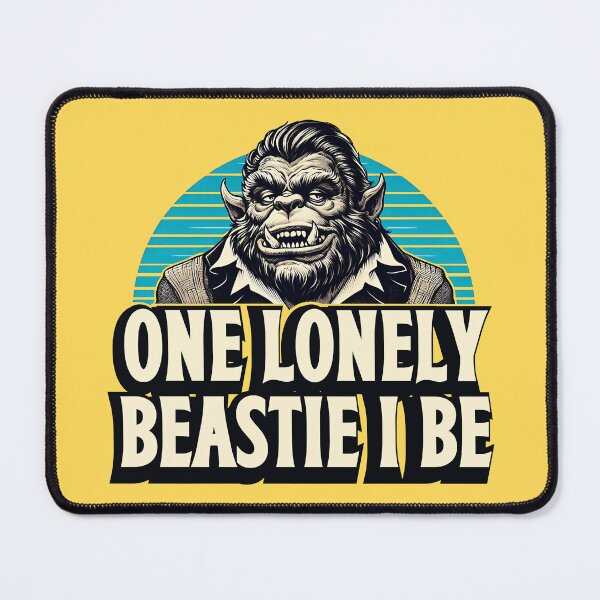 Item preview, One lonely bestie I be | retro style designed and sold by Darkifun.