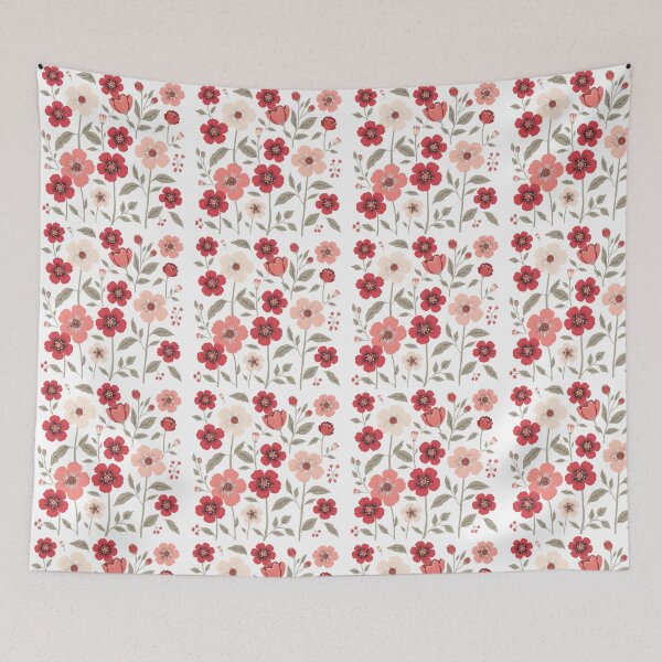 Item preview, Flowers and buds scattered designed and sold by Ruchi73.