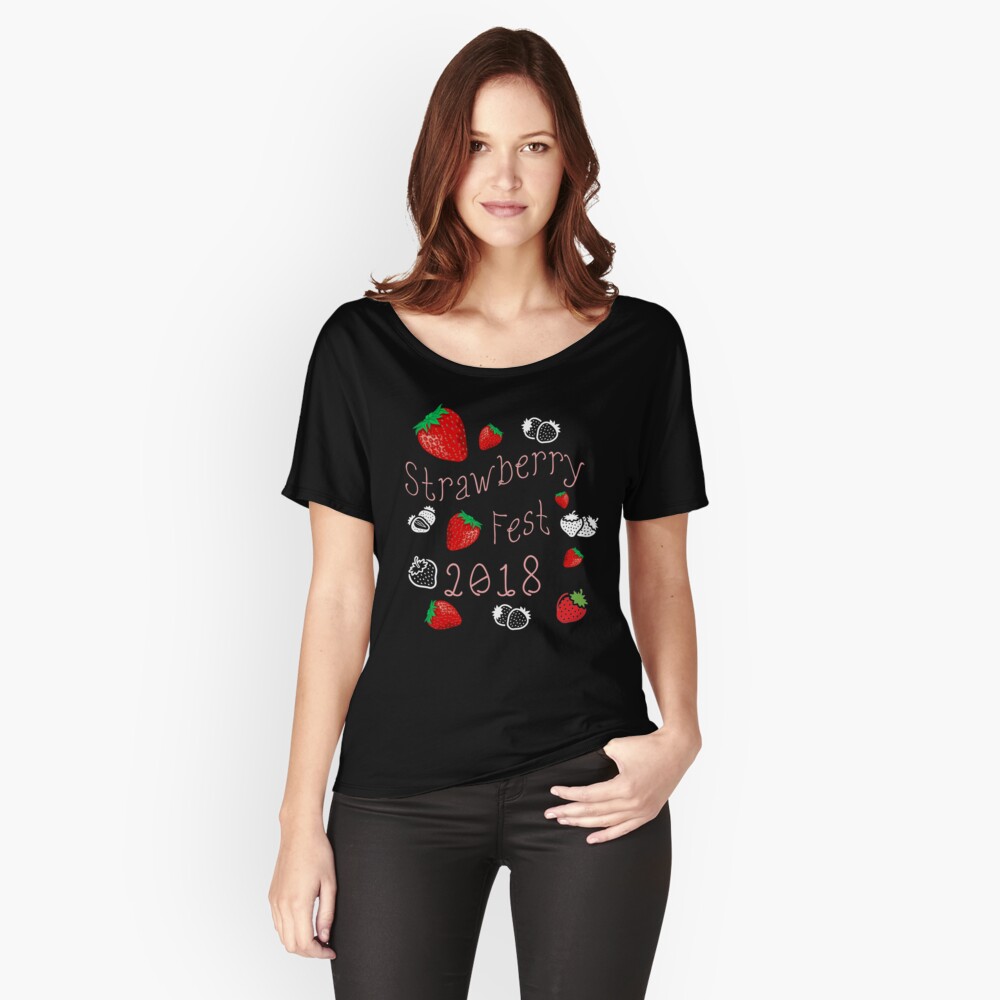 "Strawberry Fest 2018 Festival T Shirt Funny Strawberry Shirt" T-shirt