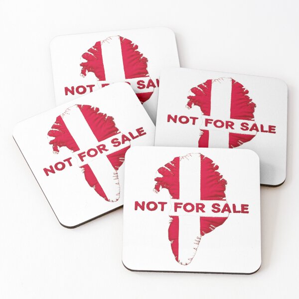 Item preview, Greenland flag is not for sale - 51st state trump tariffs designed and sold by SkeletonsDanger.