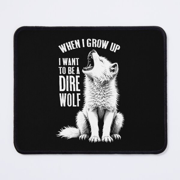 Item preview, Dire Wolf When I Grow Up Wolves Lover Cute Cub Howl Return designed and sold by GrandeDuc.