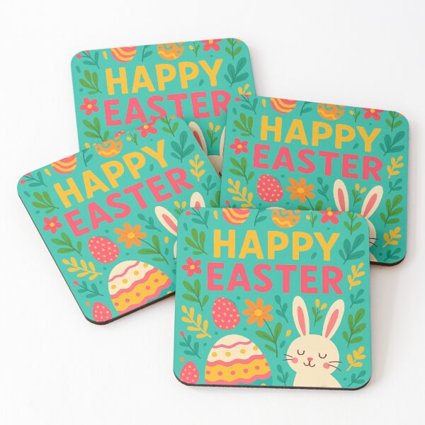 Item preview, Easter, holiday, happy Easter, rabbit, egg, cheerful, colours, colourful, funny  designed and sold by B-M-Store.