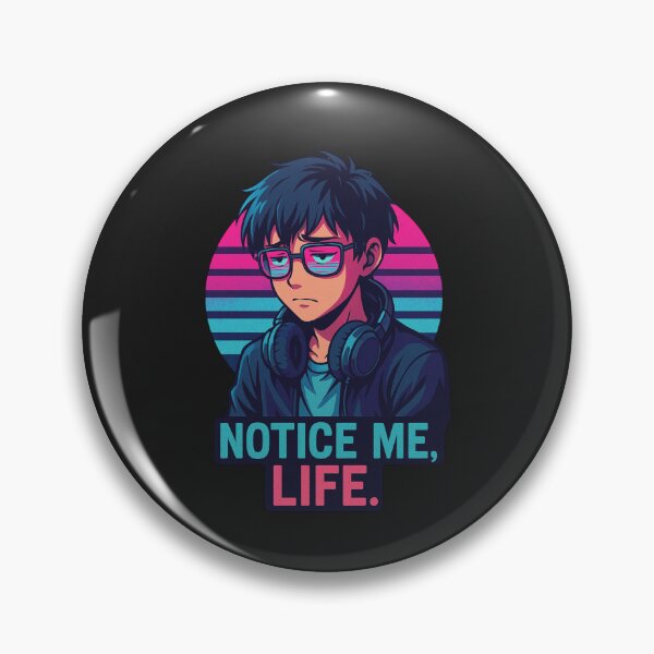 Item preview, Sad Senpai – Vaporwave Vibes | Retro Aesthetic Anime Boy designed and sold by ColorSplash123.