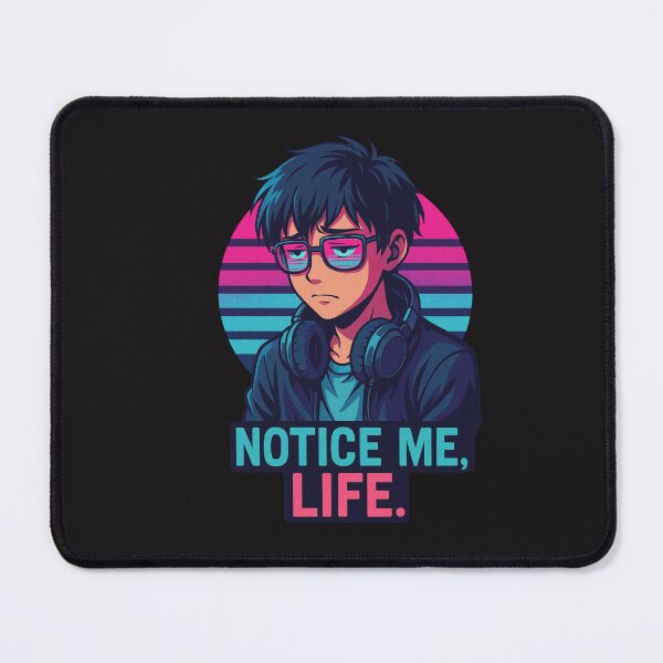 Item preview, Sad Senpai – Vaporwave Vibes | Retro Aesthetic Anime Boy designed and sold by ColorSplash123.