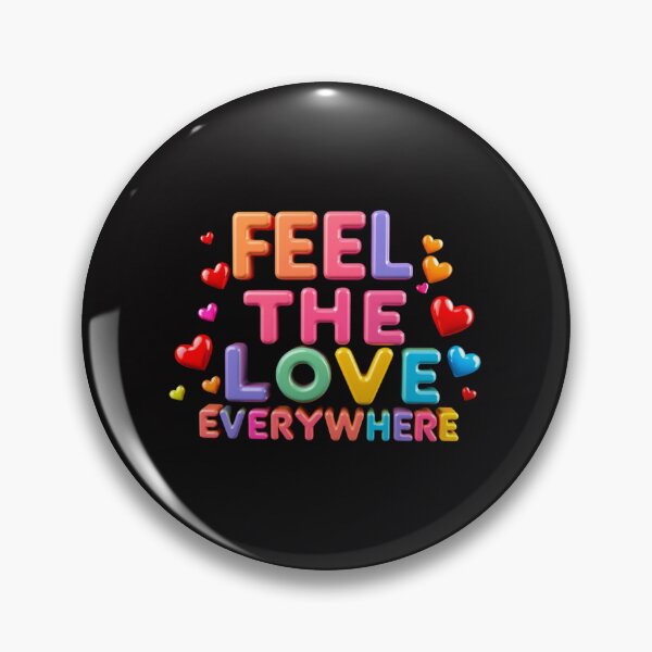 Item preview, FEEL THE LOVE EVERYWHERE T-SHIRT – Spread Positivity in Style! designed and sold by Mikel-empire.