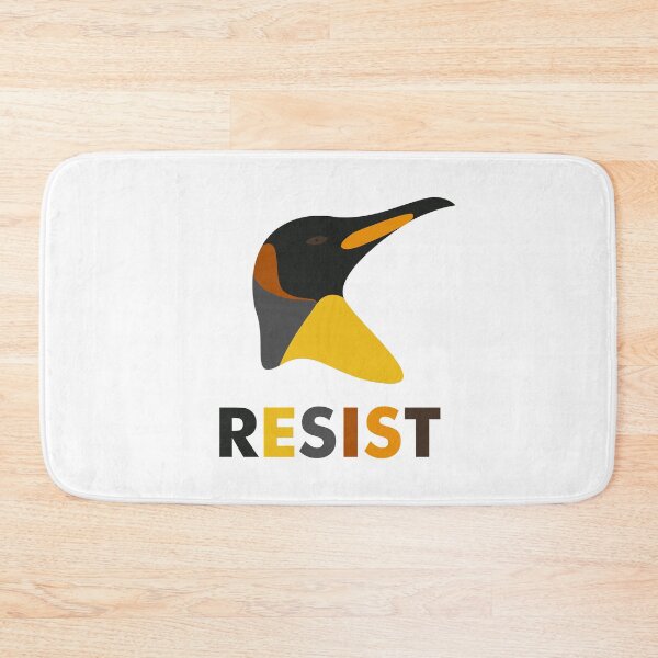 Item preview, Flippers Up! Funny Penguin Protest Design – Resist Tariffs, Political Satire, Cute Activist Animal. designed and sold by artworkathome.