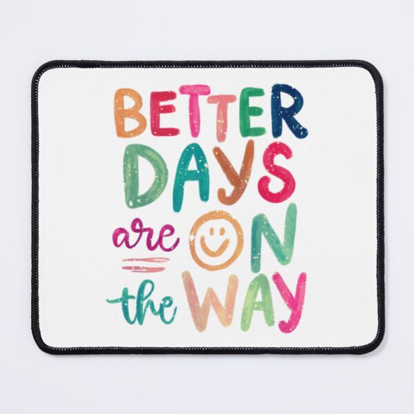 Item preview, Better Days Are On The Way - Boho Hippie Positive Vibes Design designed and sold by Colorful-Garden.