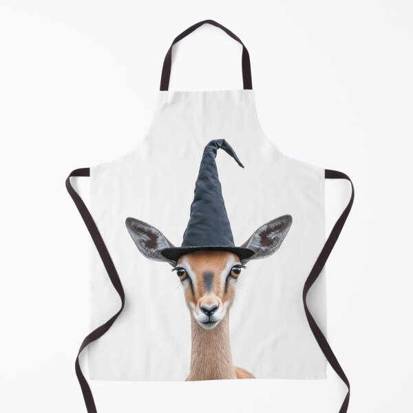 Item preview, Gazelle Wearing Halloween Witch Hat designed and sold by LazyOwlStore.