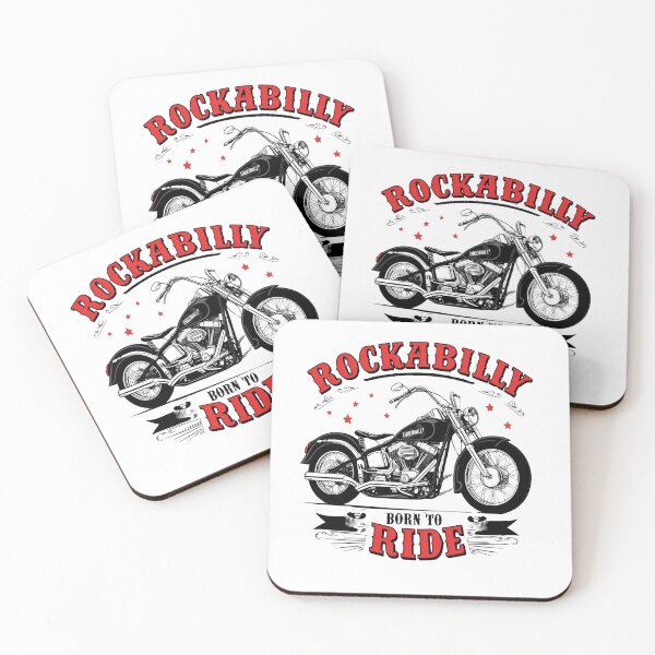 Item preview, Rockabilly born to ride designed and sold by whatthefoxsays.