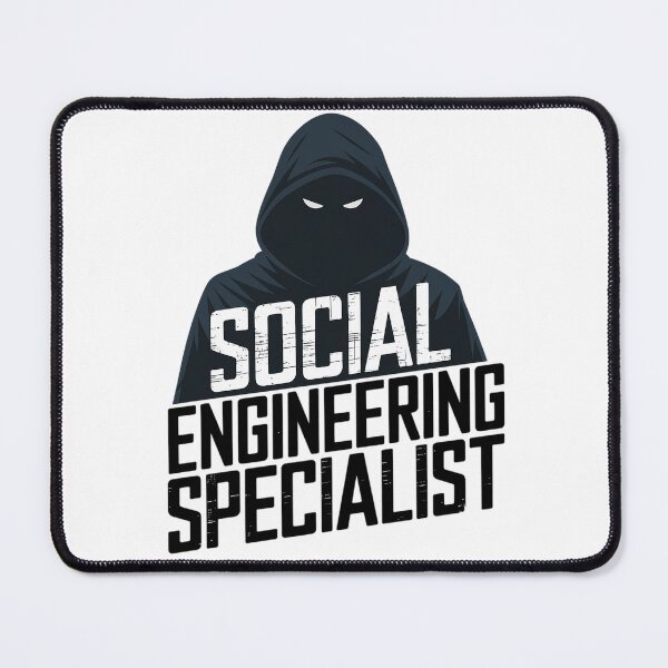 Item preview, Social Engineering Specialist Hacker Hoodie Cybersecurity Red Team Design designed and sold by pixelpopplanet.