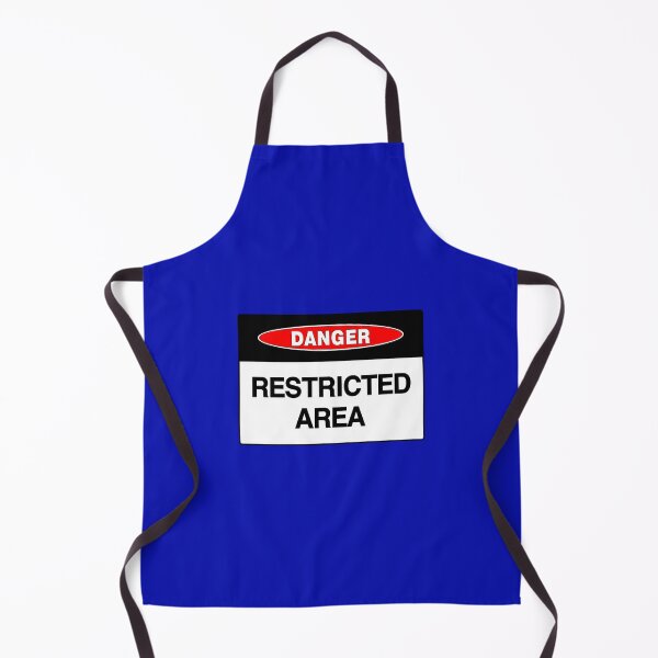 Item preview, Danger Sign: Restricted Area, Security, Warning, Safety designed and sold by AASparksDesigns.
