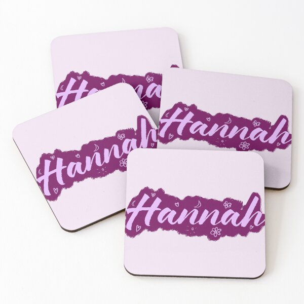 Item preview, Hannah sticker - name Hannah - purple and lilac designed and sold by marlenaki.