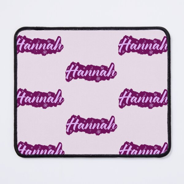 Item preview, Hannah sticker - name Hannah - purple and lilac designed and sold by marlenaki.