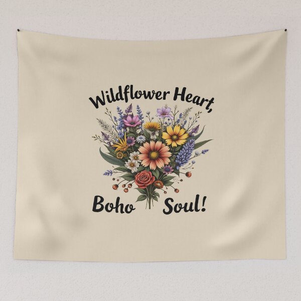Item preview, Wildflower Heart, Boho Soul! designed and sold by exclusivebucket.