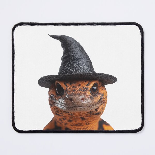 Item preview, Gila Monster Wearing Halloween Witch Hat designed and sold by LazyOwlStore.