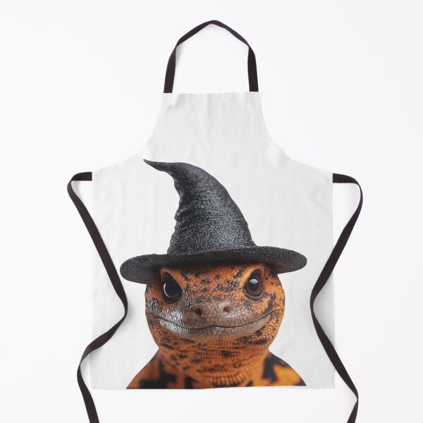 Item preview, Gila Monster Wearing Halloween Witch Hat designed and sold by LazyOwlStore.