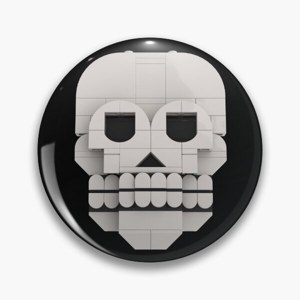 Item preview, Skull made of bricks designed and sold by Brickification.