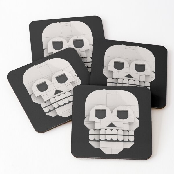 Item preview, Skull made of bricks designed and sold by Brickification.