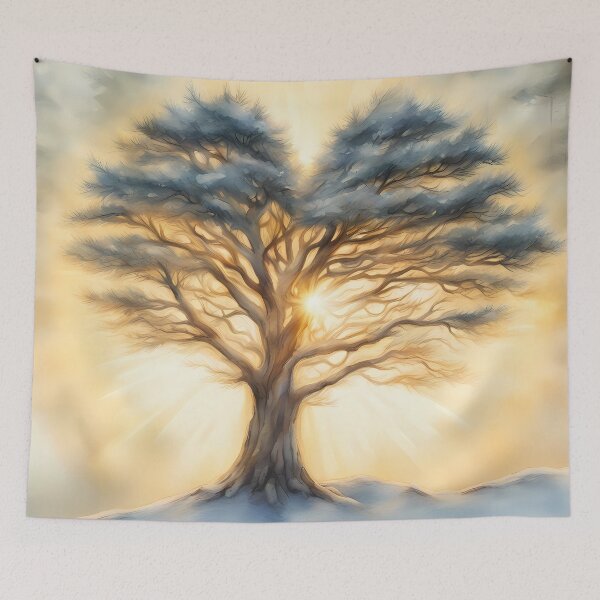 Item preview, Winter Sunrise Tree designed and sold by CalmnessbyChoice.