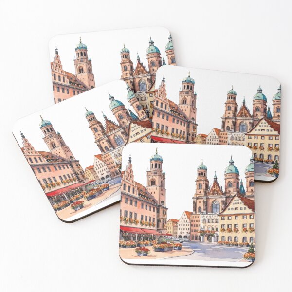 Item preview, Watercolor Munich T-shirt – Traditional Bavarian art design designed and sold by StormArte.