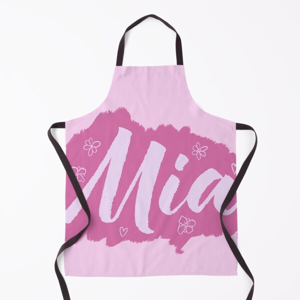 Item preview, Mia sticker - pink bookbag, scribbles name designed and sold by marlenaki.