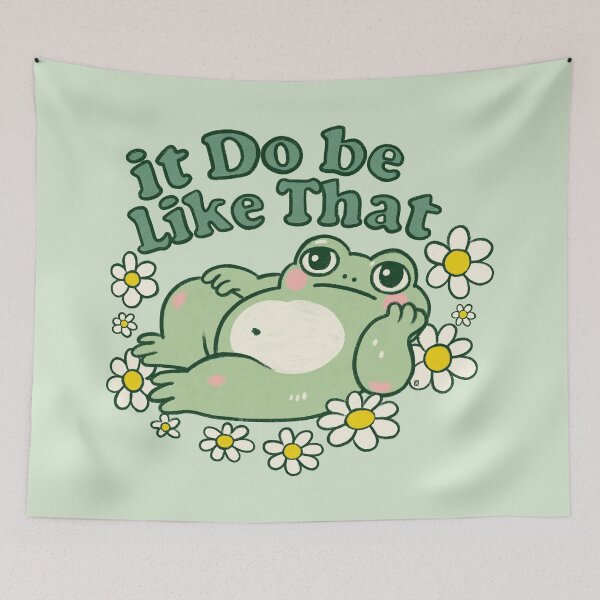 Item preview, It Do Be Like That - Relaxed Frog designed and sold by Itouchedabee.
