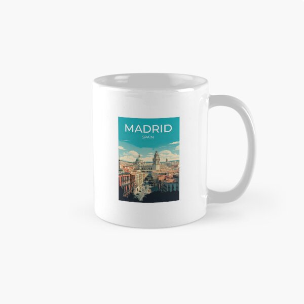 Item preview, Madrid City Sticker  Spain Travel  designed and sold by TulipaGraphics.