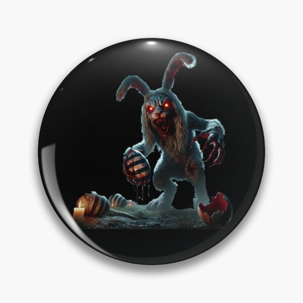 Item preview, Ester Horro- Scary Darknesl Easter Bunny  designed and sold by UrbanCanvvas.