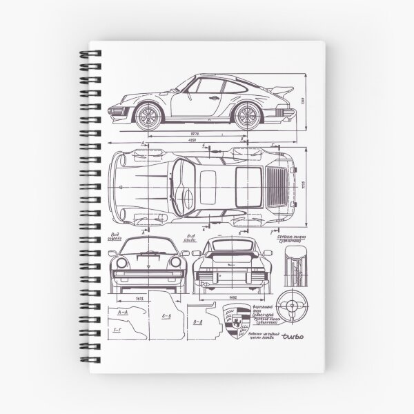 Artikelvorschau, 911 930 Blaupause Turbo Klassisch Vintage entworfen und verkauft von JustPOD.