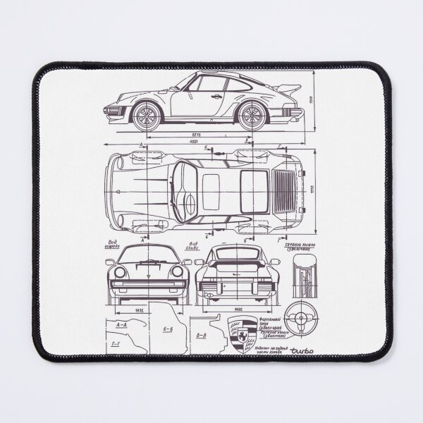 Item preview, 911 930 Blueprint Turbo Classic Vintage designed and sold by JustPOD.