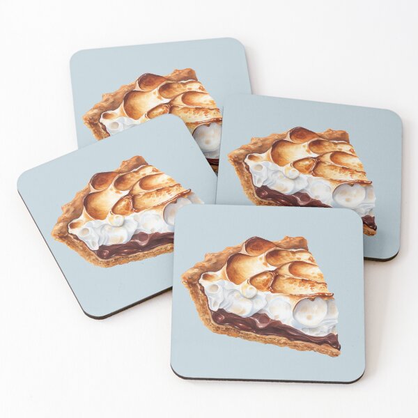 Item preview, Large Slice of S'More Pie designed and sold by Violet Peonies.