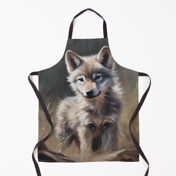 Item preview, Wolf Cub on Field designed and sold by CalmnessbyChoice.