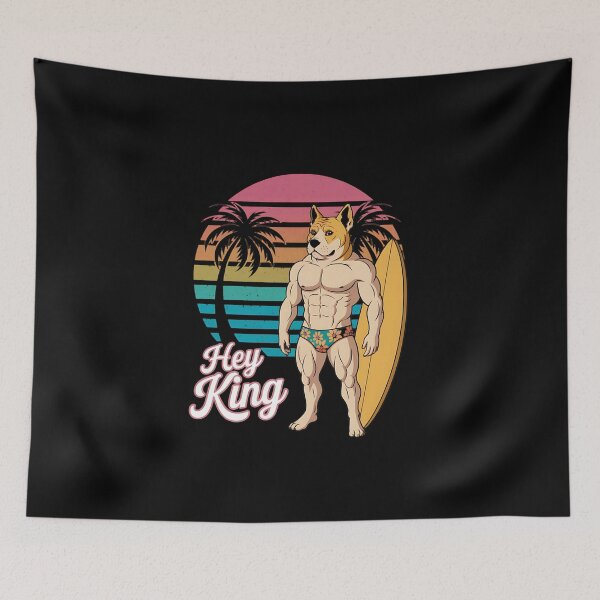 Item preview, Swole Doge Chilling On The Beach designed and sold by Nekusa.