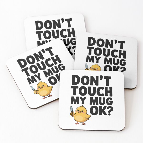 Item preview, Funny Angry Chick Don't Touch My Mug Coffee Humor Design designed and sold by Trend Pixel Co..