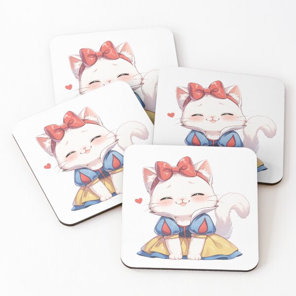 Item preview, Snow white cat designed and sold by MendaciousMina.