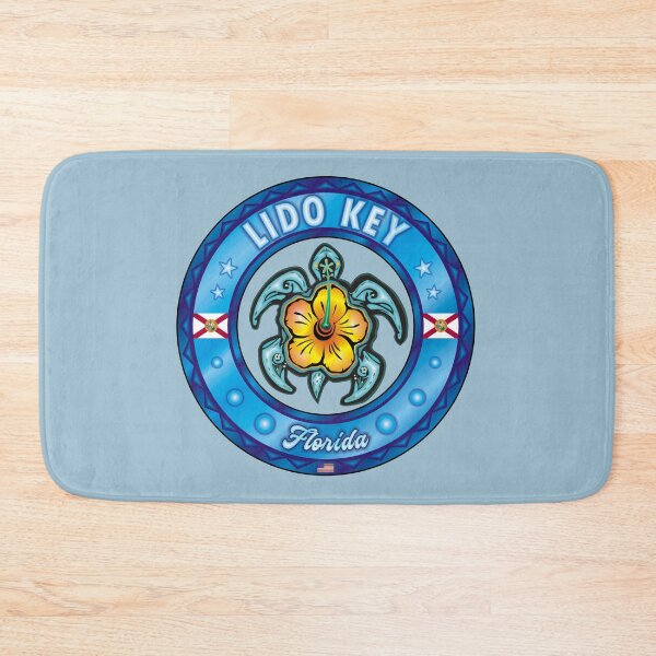 Item preview, Lido Key Florida sea turtle hibiscus designed and sold by studioss76.