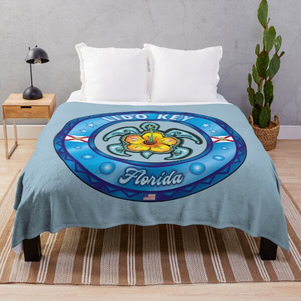 Item preview, Lido Key Florida sea turtle hibiscus designed and sold by studioss76.