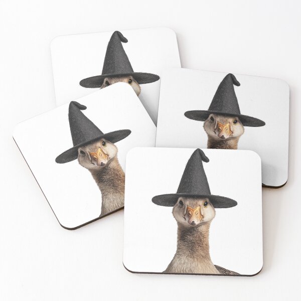 Item preview, Goose Wearing Halloween Witch Hat designed and sold by LazyOwlStore.