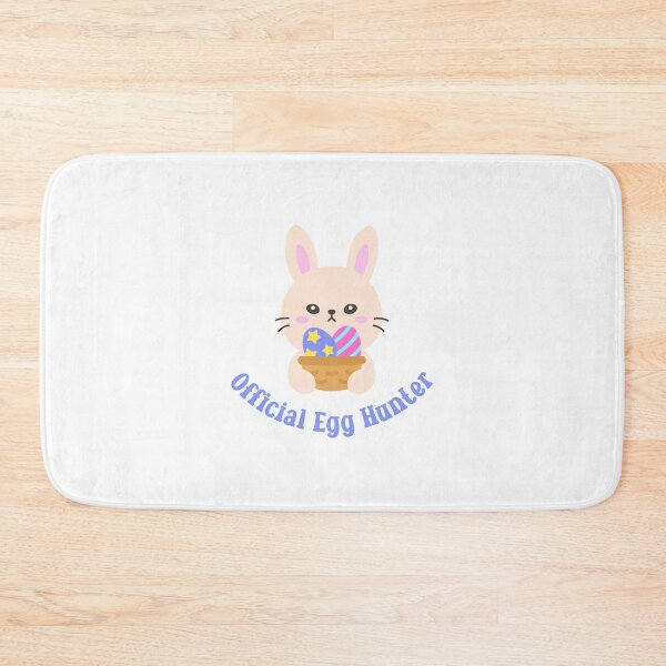 Item preview, Easter Bunny Holding Basket with Decorated Eggs – Official Egg Hunter Sticker Design designed and sold by BubiStudio.