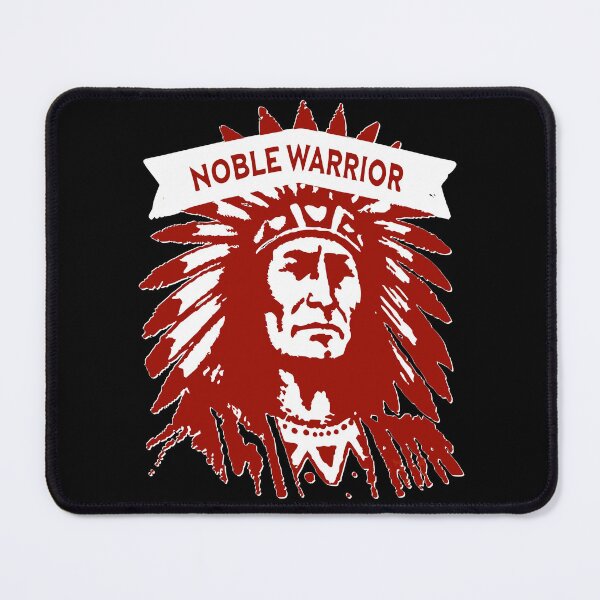 Item preview, Noble Warrior Tribal Chief Bold Red Graphic Design designed and sold by VikArtStudio.