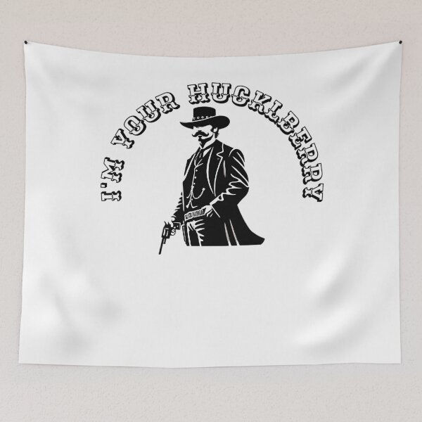Item preview, I'm Your Huckleberry Tombstone Movie Quote Moustache Smoke designed and sold by JustPOD.