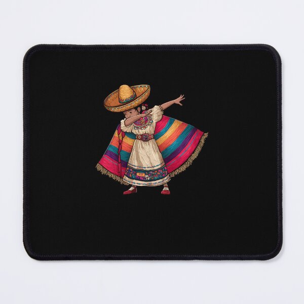 Item preview, Dabbing Mexican Poncho Sombrero Cinco De Mayo Dancing Girl designed and sold by facegm.