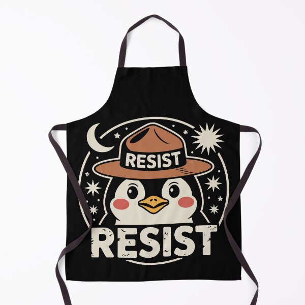 Item preview, Resist Penguin Cute Retro Animal Activist designed and sold by splonkss.