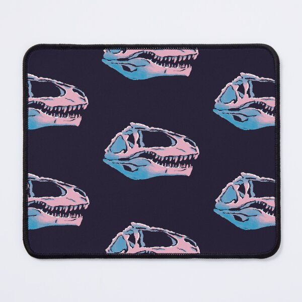 Item preview, Neon Dinosaur skull fossil of Giganotosaurus designed and sold by LeapsAndTumbles.