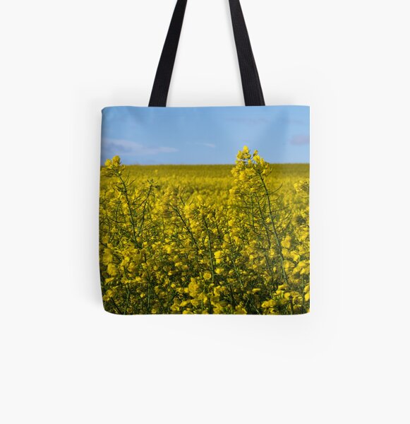Yellow All Over Print Tote Bag
