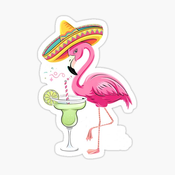 Item preview, Flamingo Drinking Margarita Mexican Poncho Cinco De Mayo designed and sold by facegm.