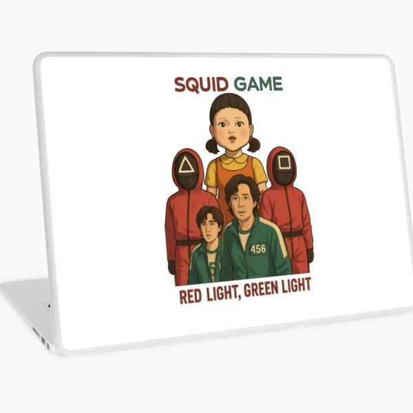 Item preview, Squid Game Cartoon Realism – Red Light Green Light, Player 456 & Guards designed and sold by PAPK.