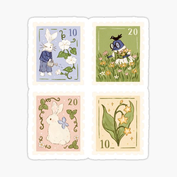 Aperçu de l'œuvre Timbres Moonberry V.2 créée et vendue par hwainio.